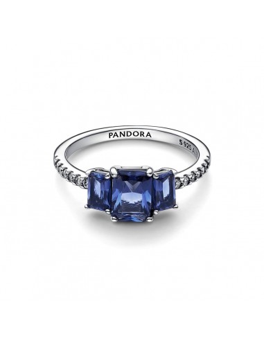 Bague Pandora Trio de Pierres Bleues (14) prix