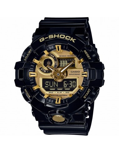 Montre Homme Casio G-Shock GA-710 Ø 49 mm Noir Or 2024