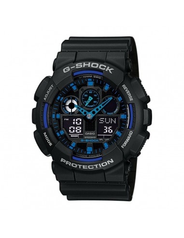 Montre Homme Casio G-Shock GA-100-1A2ER Ø 51 mm Noir Multicouleur Comparez plus de prix