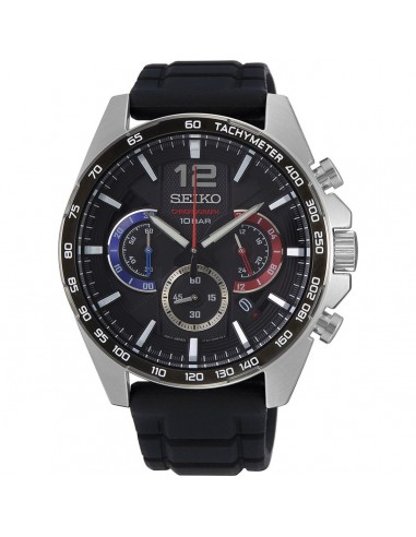 Montre Homme Seiko SSB347P1 Noir le des métaux précieux