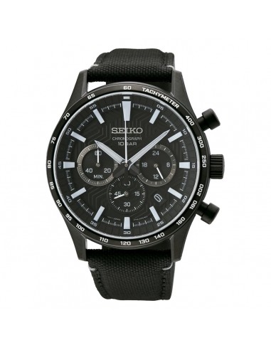 Montre Homme Seiko SSB417P1 Noir En savoir plus