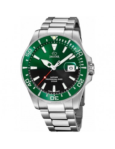 Montre Homme Jaguar J860/6 Vert Argenté rembourrage situé sous