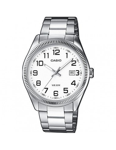 Montre Homme Casio DATE - WHITE, NUMBERS Blanc (Ø 38,5 mm) 50-70% off 